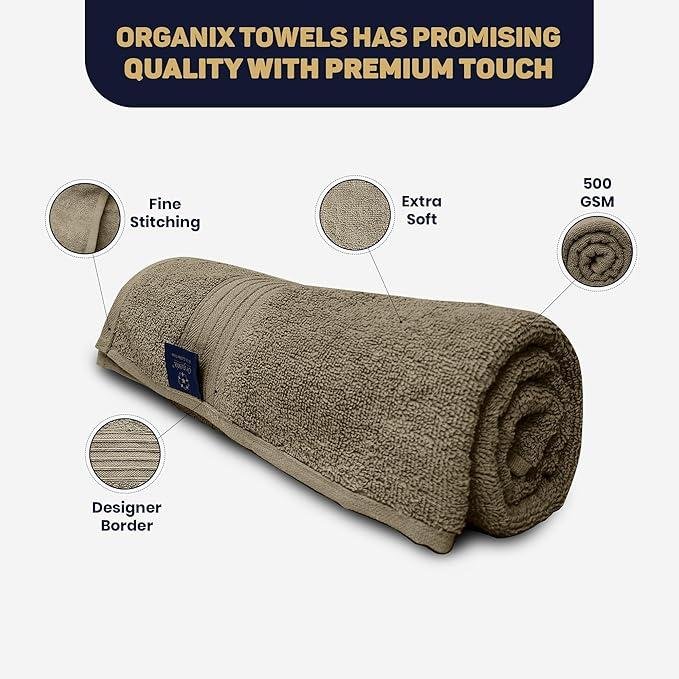 Organix Luxury Bath Towel Set of 4