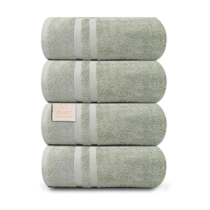 Organix Egyptian Cotton 4 Piece Bath Towel Set 500 GSM (SAGE)
