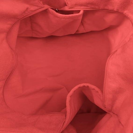 Organix Polyester Beach Tote Bag for Women, Women's Large Tote Bag for Shopping, Daily Shoulder Bag for Pool, Gym, Travel (Neon Pink - 19.5x15.59x7.3 Inches)